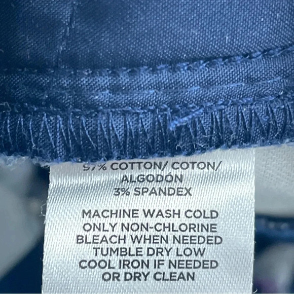 Loft Womens Size 6 Julie the Riviera Pant blue 1232 - Picture 7 of 12